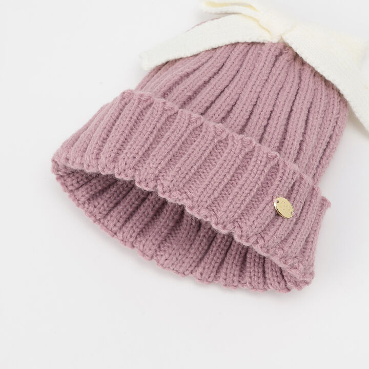 Ribbon Beanie,Pink, medium image number 4