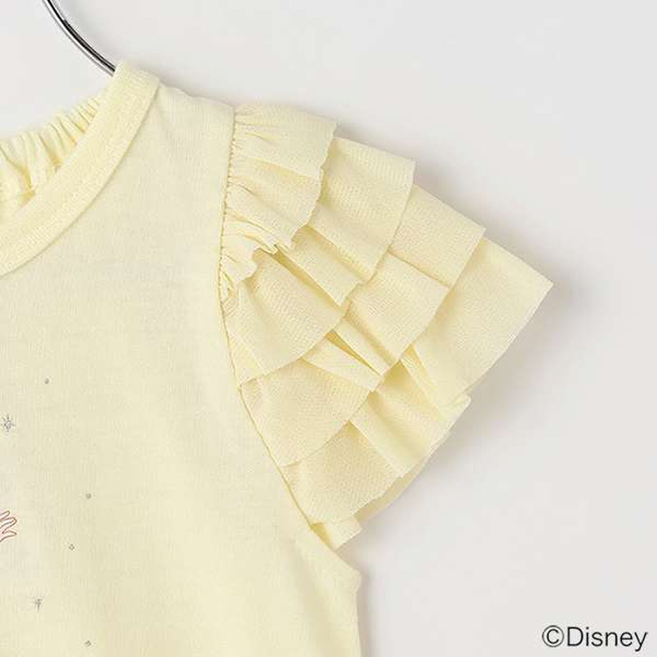 [Disney] Tulle Sleeve Graphic T-Shirt,Emerald green, large image number 19