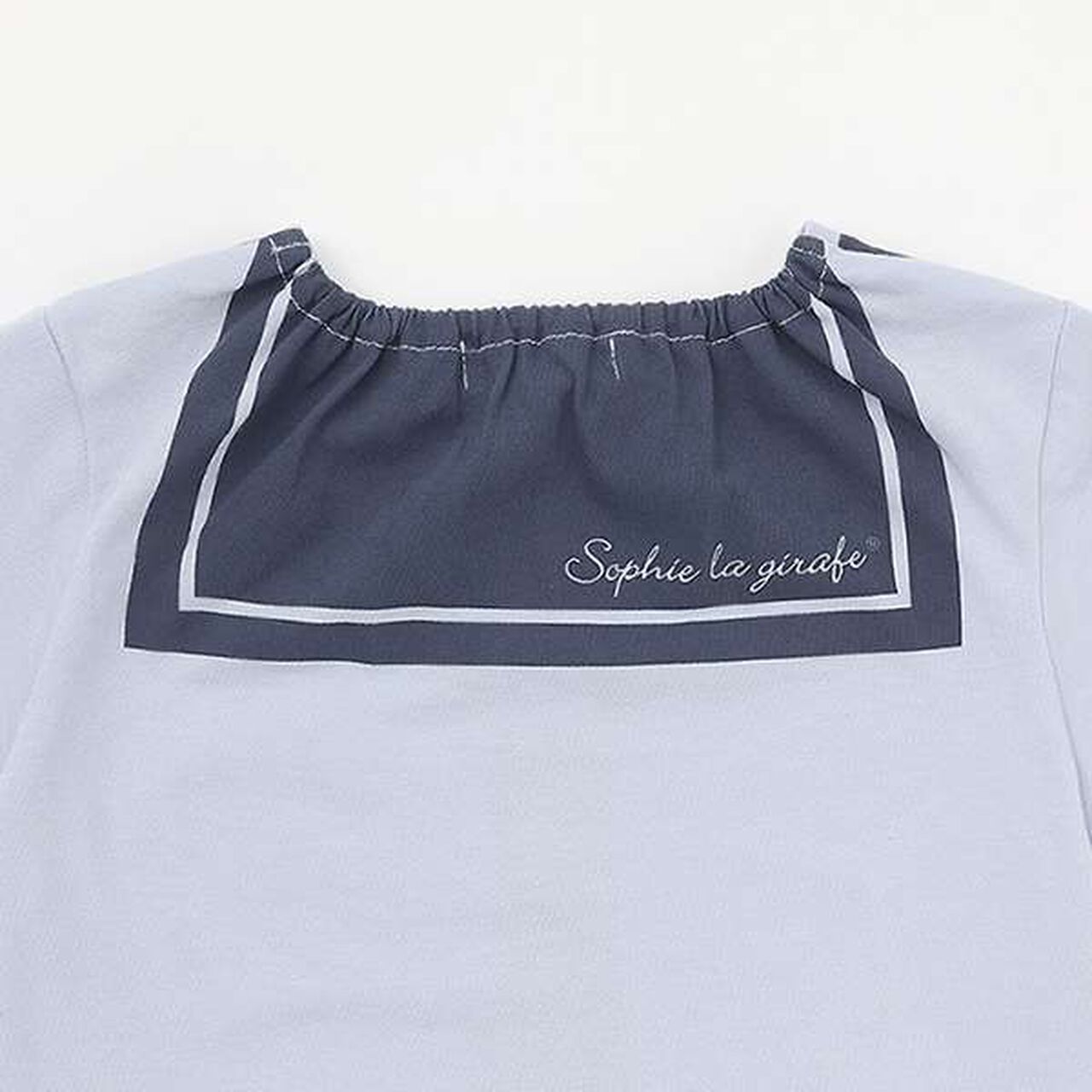 Sailor Print Short Sleeve T-Shirt,Off white, large image number 7
