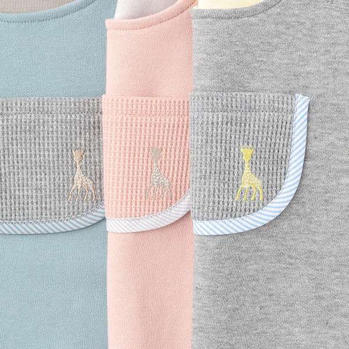 [Made in Japan] Mini Fleece Overalls,Gray, medium image number 4