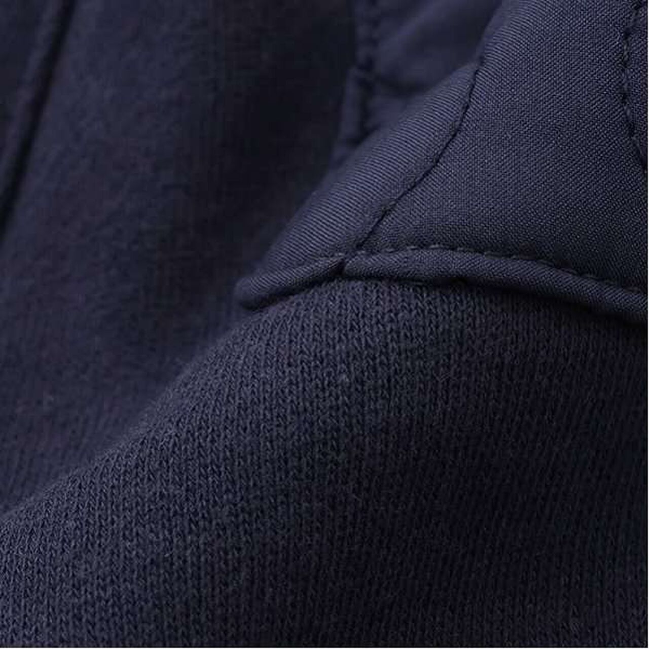 Color Block Quilted Pants,Navy, large image number 9