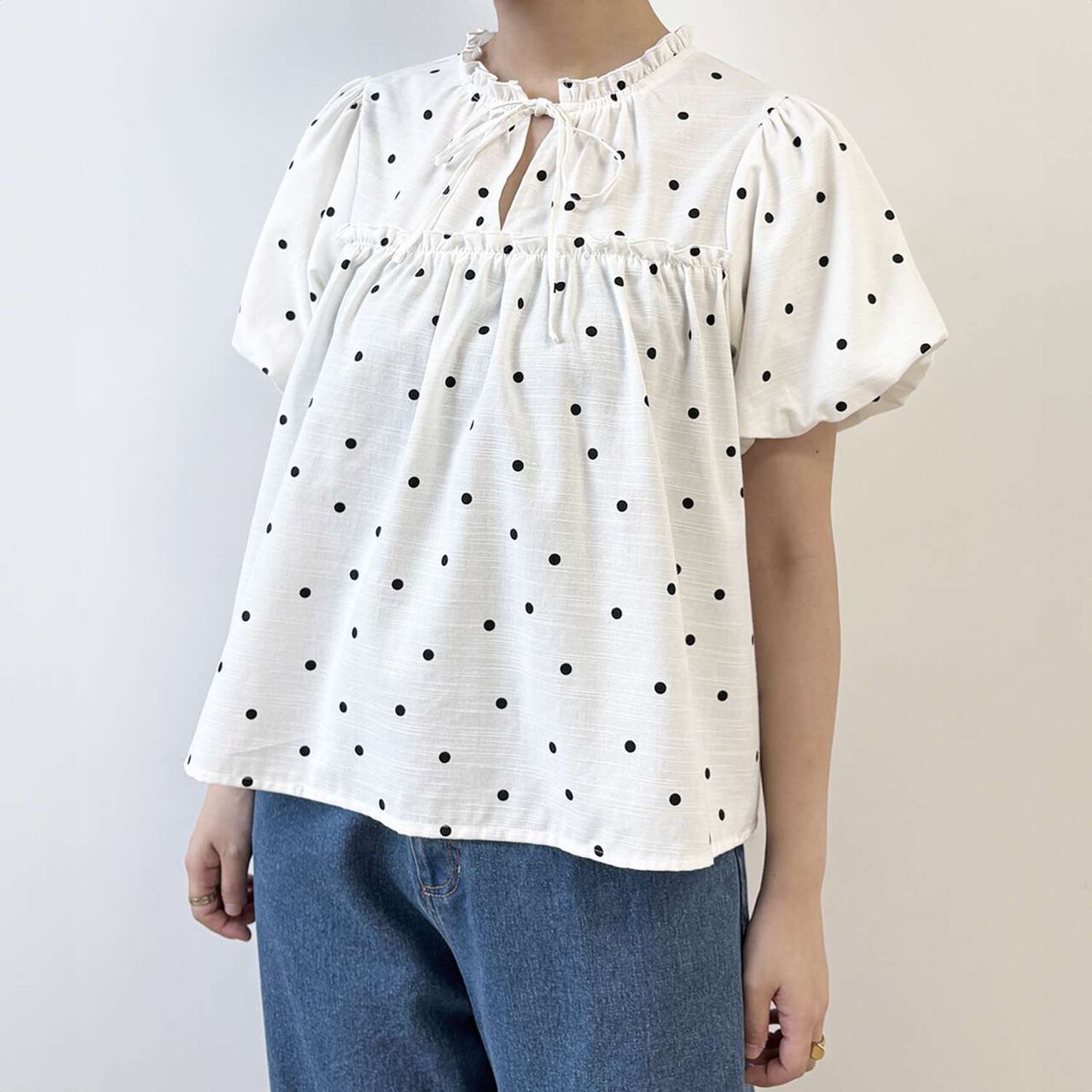 [Link] Balloon Blouse,Blue, large image number 5