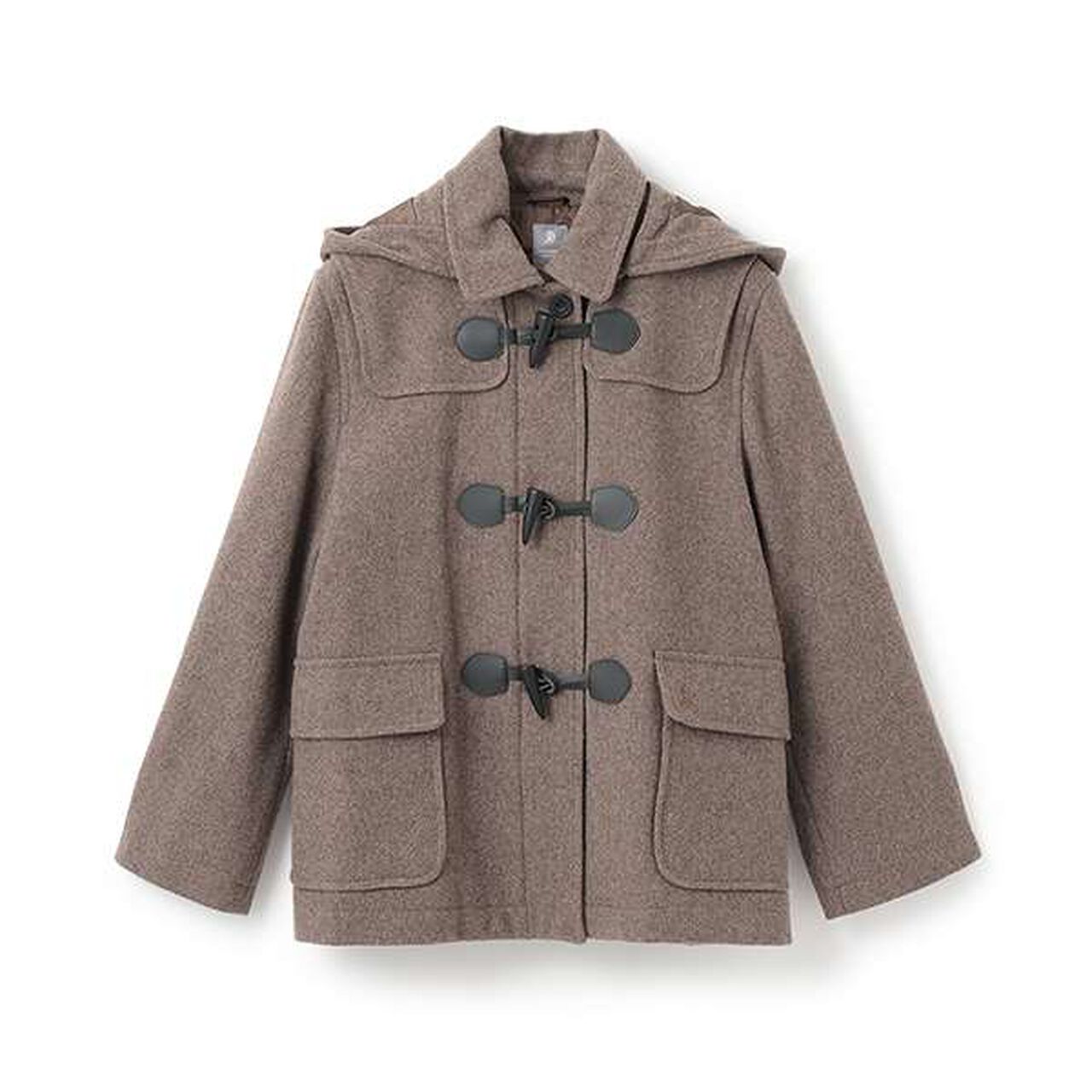 [Graduation Attire] Lightweight Quilted Lining Mid-Length Duffle Coat,Navy, large image number 15