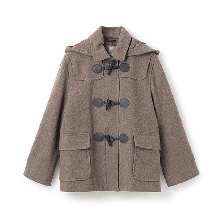 [Graduation Attire] Lightweight Quilted Lining Mid-Length Duffle Coat,Navy, medium image number 15