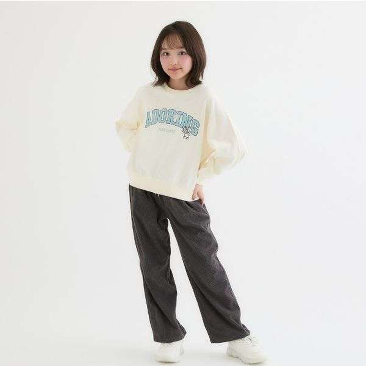[Favi Baby] 100% Cotton College Fleece Sweatshirt,Mint, large image number 7