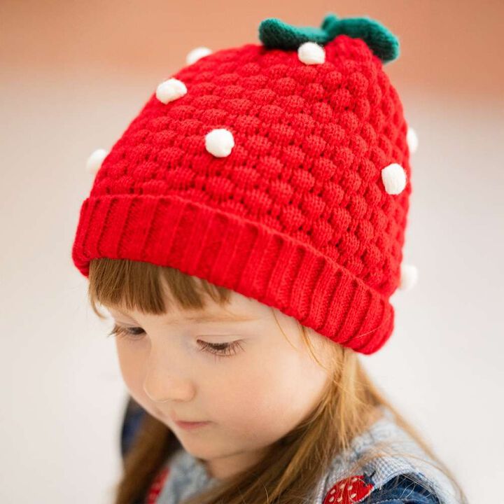 Strawberry Hat,Red, medium image number 5