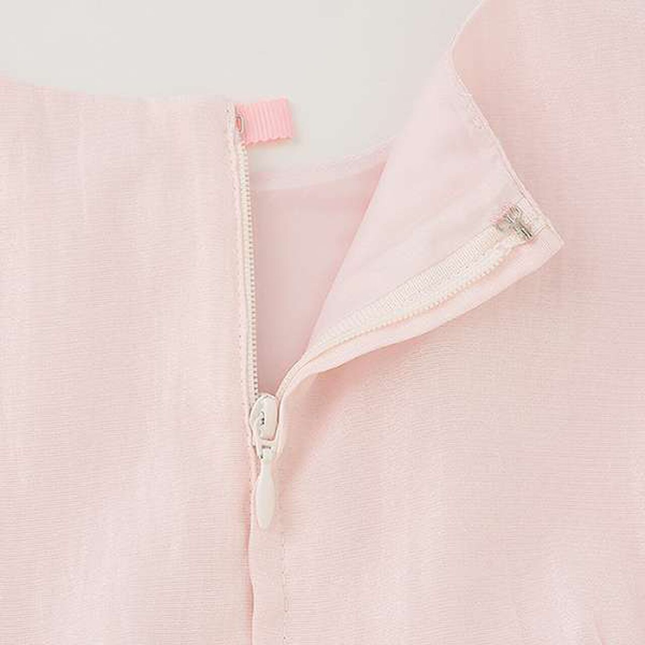 Organza Ribbon Embroidery Dress,Sax blue, large image number 6