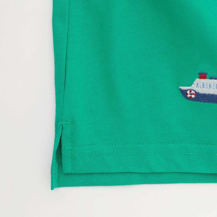 Cool Touch Working Vehicles Embroidered Short Sleeve T-Shirt,Green, medium image number 11