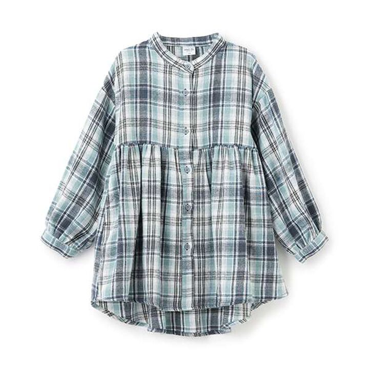 Checkered Stand Tunic,Blue, medium image number 13