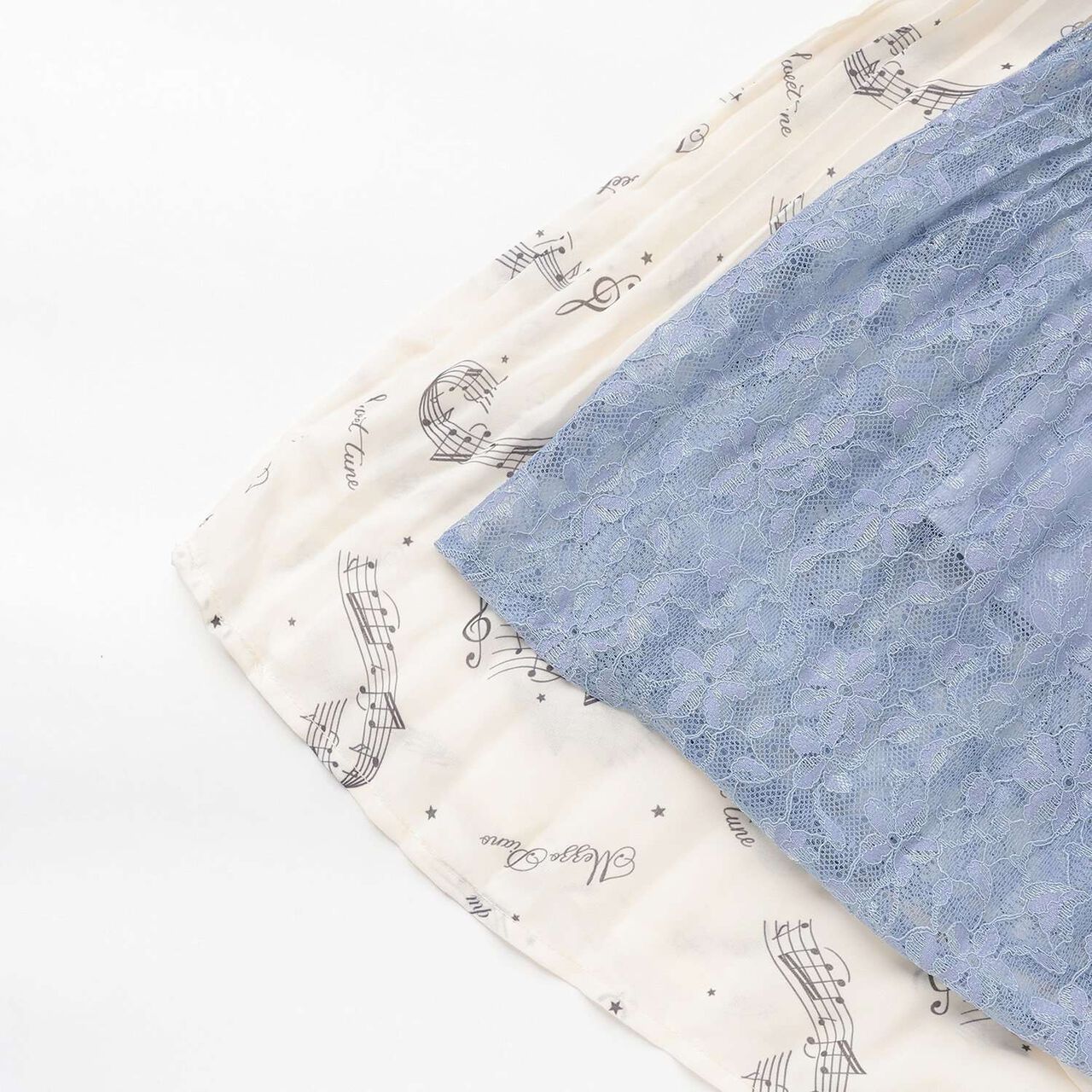 [Restock] Assorted Fabric Pleated One-Piece Dress♪,Light blue, large image number 5