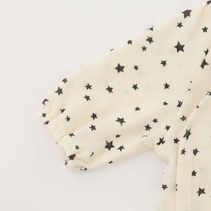 Organic Star Newborn Wear [Made in Japan],Pearl white, medium image number 3
