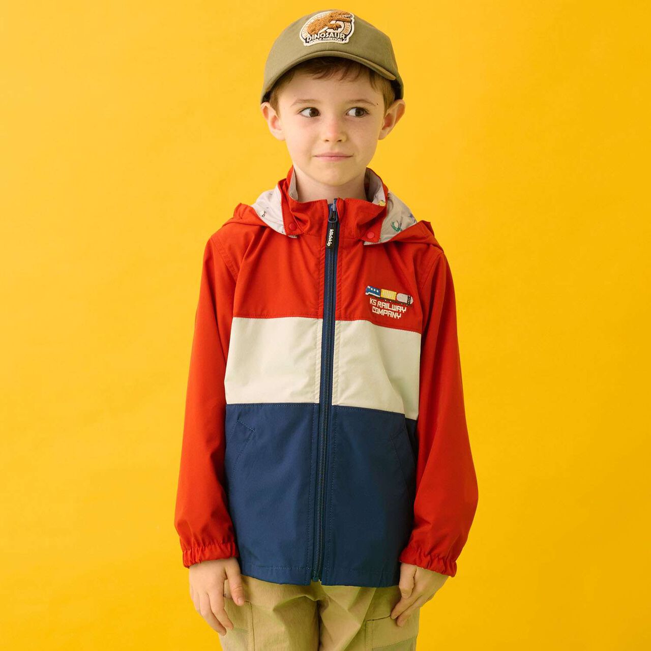 Reversible Vehicle Windbreaker [UV Protection & Water-Repellent Finish],Red, large image number 1