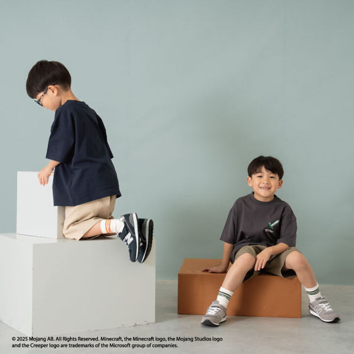 [Minecraft] Kids Weapon Tee,Charcoal gray, medium image number 13