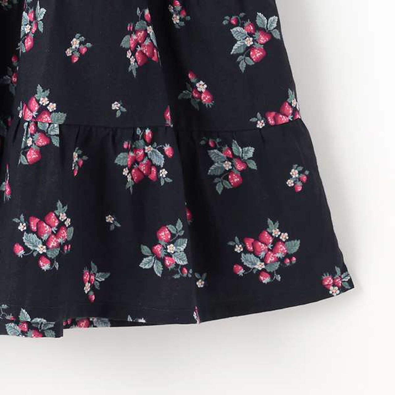 [Link] Strawberry Pattern Docking Dress (Kids Size),Navy, large image number 5