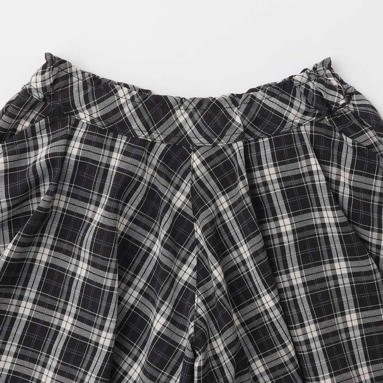 Shirt Parka & Skirt Outfit Set,Black, large image number 8