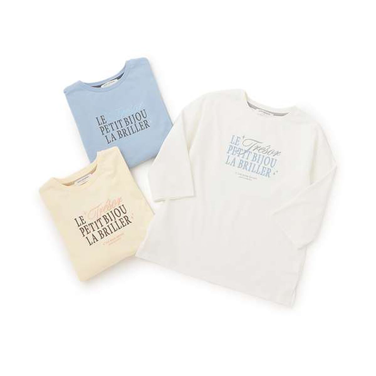 [GOOD PRICE] 6-Sleeve Logo T-Shirt,Cream, large image number 8