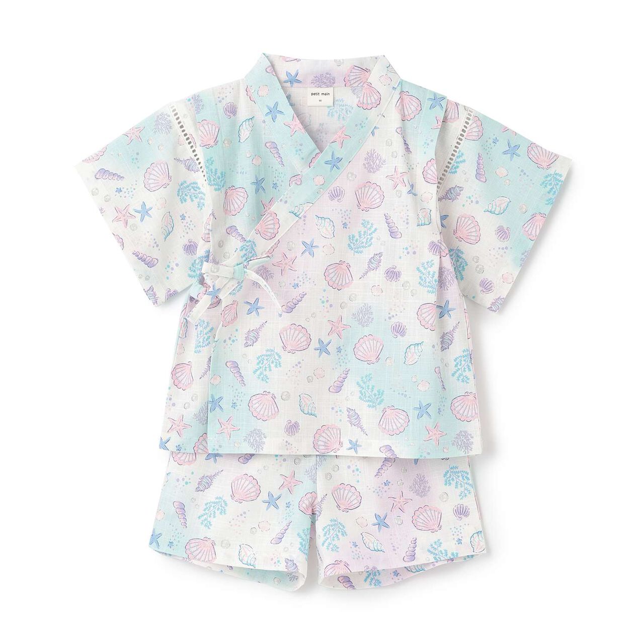 [Easy Wear] GIRLS Assorted Jinbei,Off white, large image number 0