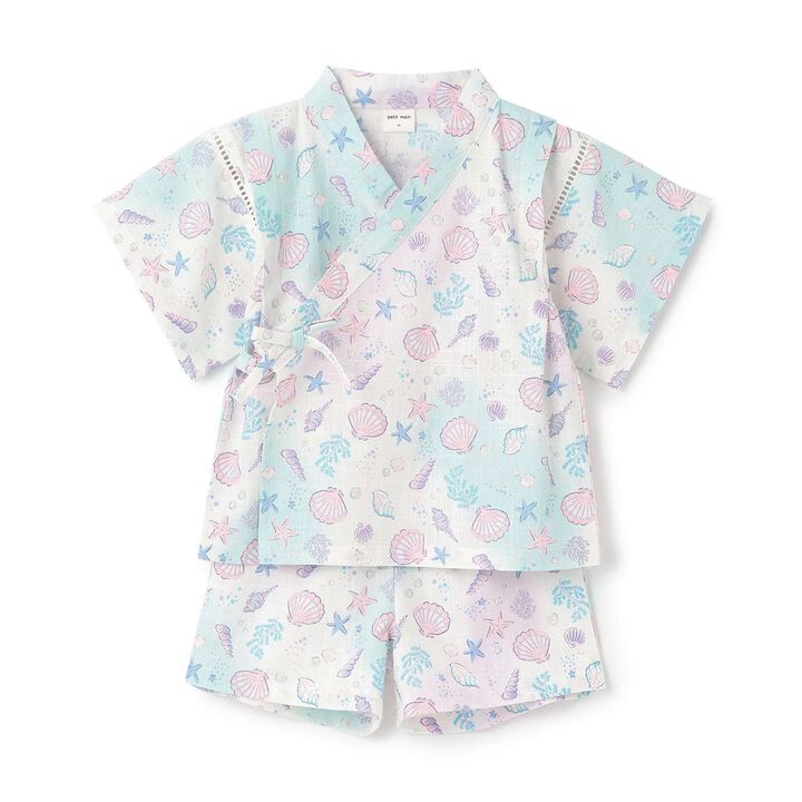 [Easy Wear] GIRLS Assorted Jinbei,Off white, medium image number 0