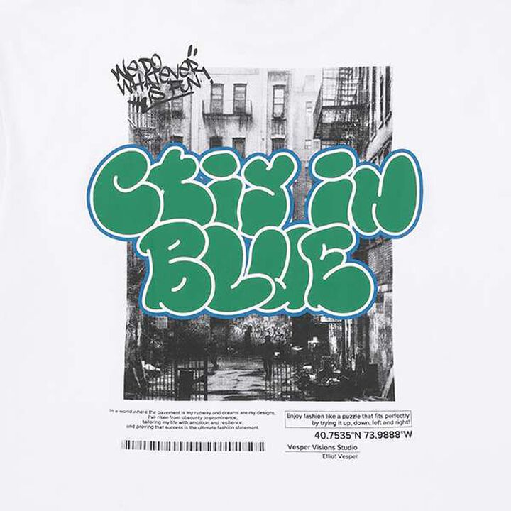 Photography Logo Foam Print Big Short Sleeve T-Shirt,Black, medium image number 8