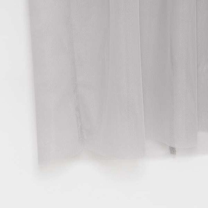 [LADIES] Sheer One-Piece Dress with Inner Lining,Light gray, medium image number 10