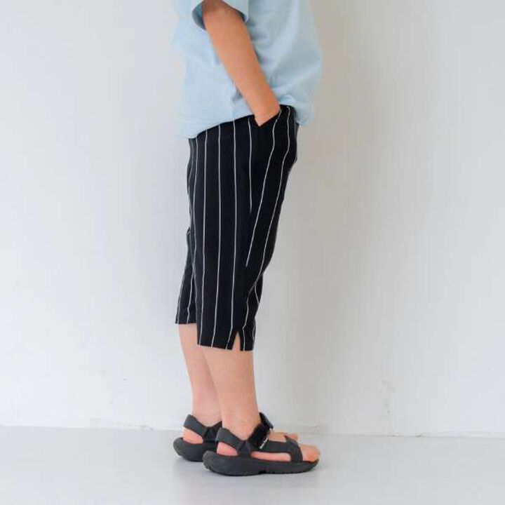 [Cool Touch] Relaxed One-Mile 7/8 Pants,Charcoal gray, medium image number 17