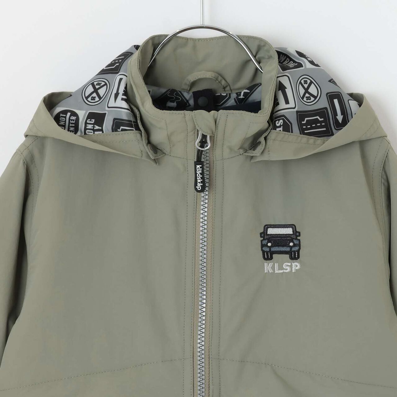Off-Road Car Liner Bomber Jacket,Khaki, large image number 4