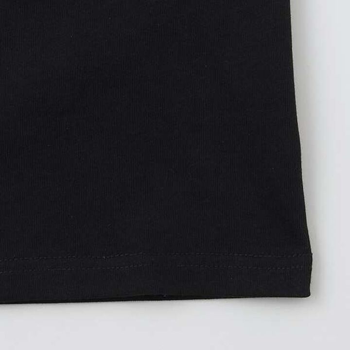 [SKIT0LY][Cool Touch] High Cool Cotton Original Front Print Short Sleeve T-Shirt,Black, medium image number 5