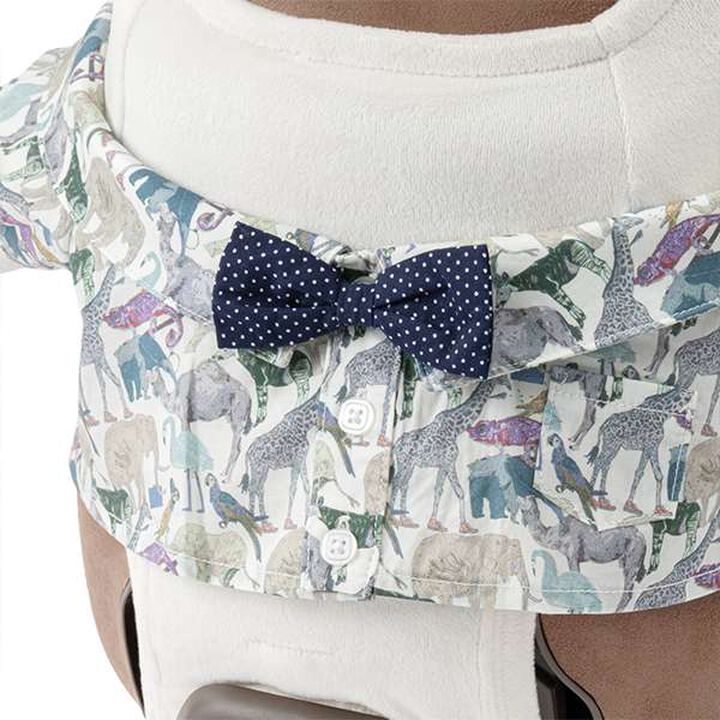 SENSE OF WONDER × LOVOT Liberty Fur Fabric Shirt,Blue, medium image number 10