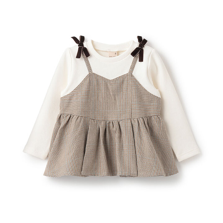 [Link] Check Docking Long Sleeve T (Kids Size),Black, medium image number 2