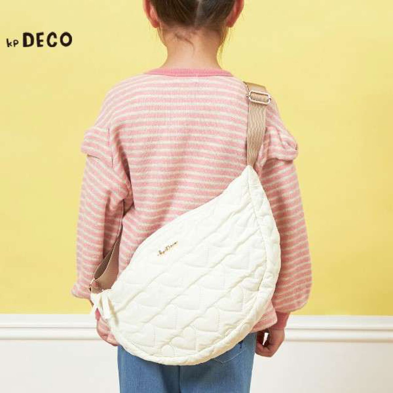 KPDECO Heart Quilt Shoulder Bag,Lavender, large image number 11