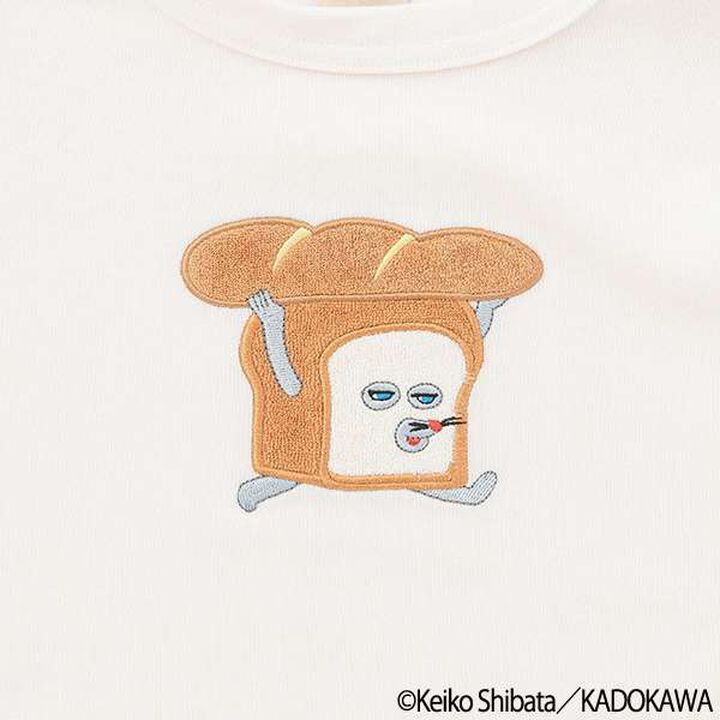 [Bread Thief] Appliqu&eacute; Long-Sleeve T-Shirt,Off white, medium image number 10