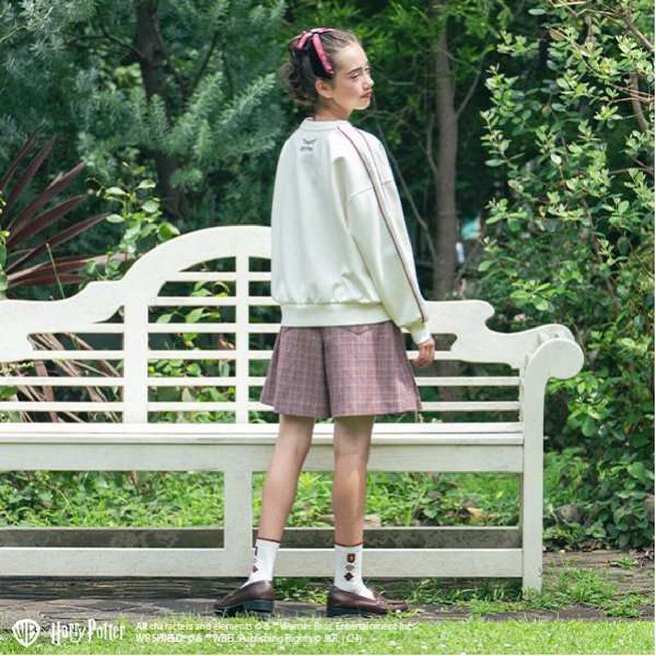 [Harry Potter] Wrap Culottes,Gray, large image number 10