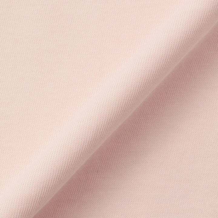 Frilled Collar Long-Sleeve T-Shirt,Light pink, medium image number 6