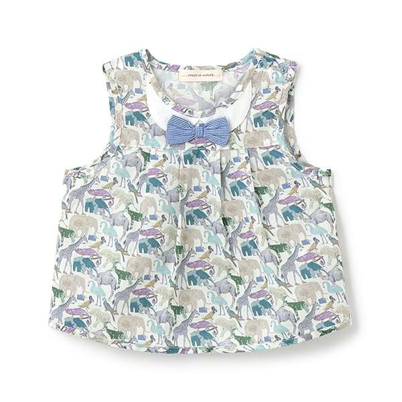 Q-For The Zoo Apron,Blue, large image number 0