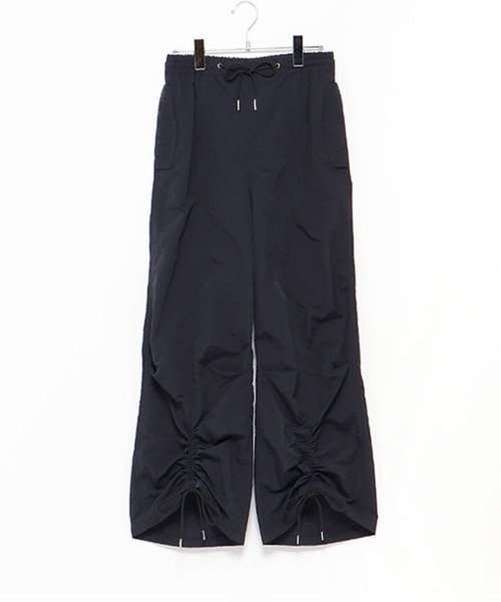 Shirred Wide Pants,Navy, medium image number 3