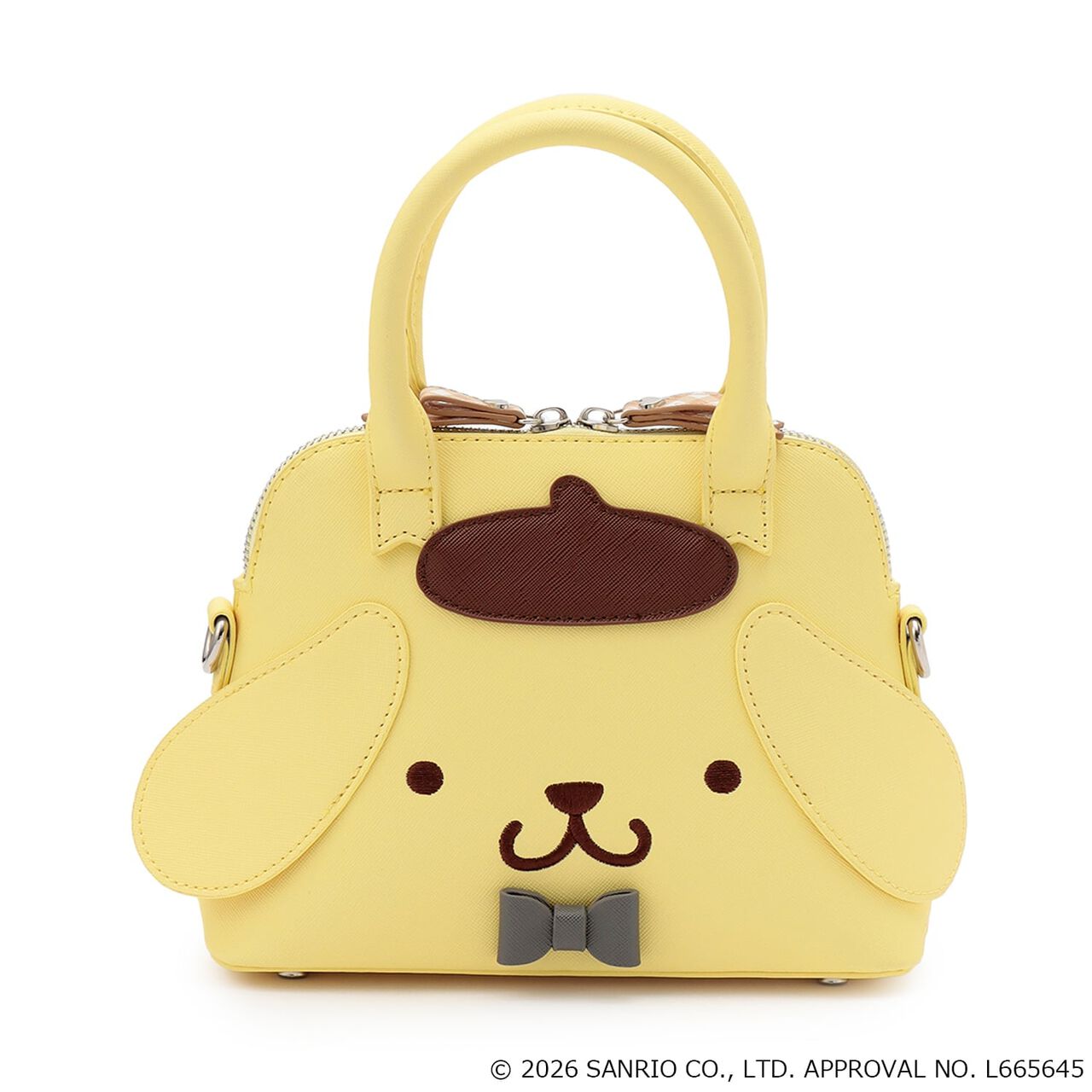 [Pompompurin] Boston Shoulder Bag,Yellow, large image number 2