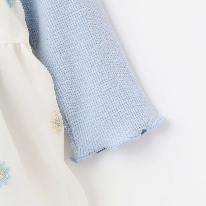 Link Floral Embroidery Outfit Set,Light pink, medium image number 5