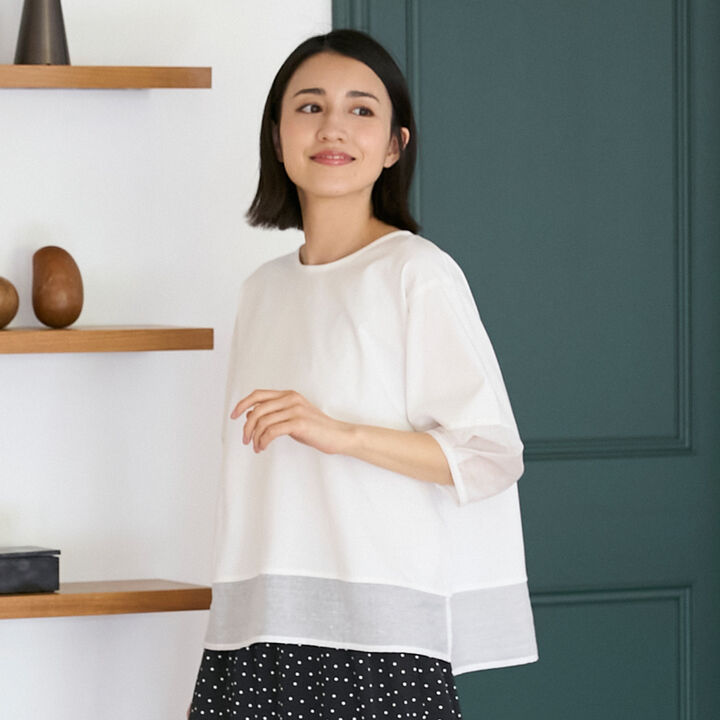 Lantern Sleeve Pullover,Turquoise, medium image number 1