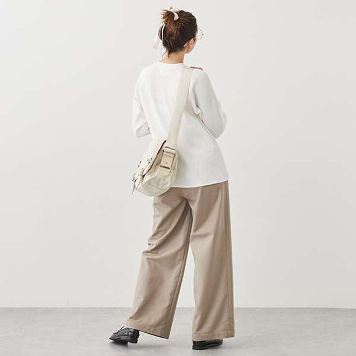 [LADIES] Double Waist Pants,Beige, medium image number 6