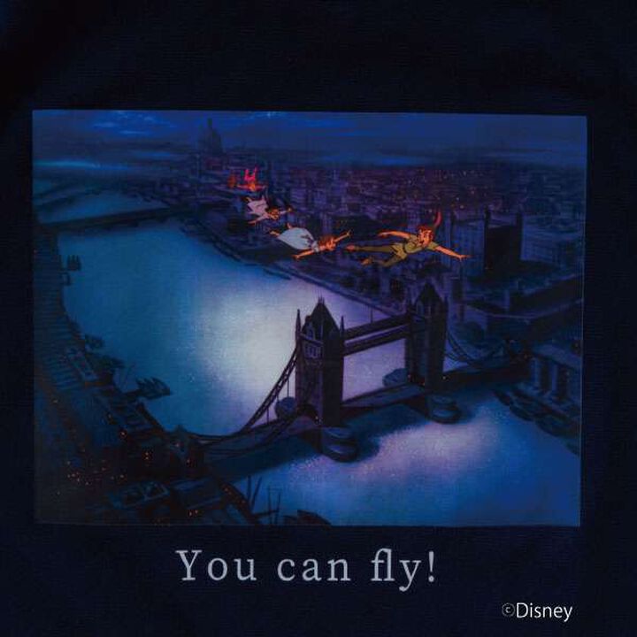 [Disney] Peter Pan Line Short Sleeve T-Shirt,Off white, medium image number 8