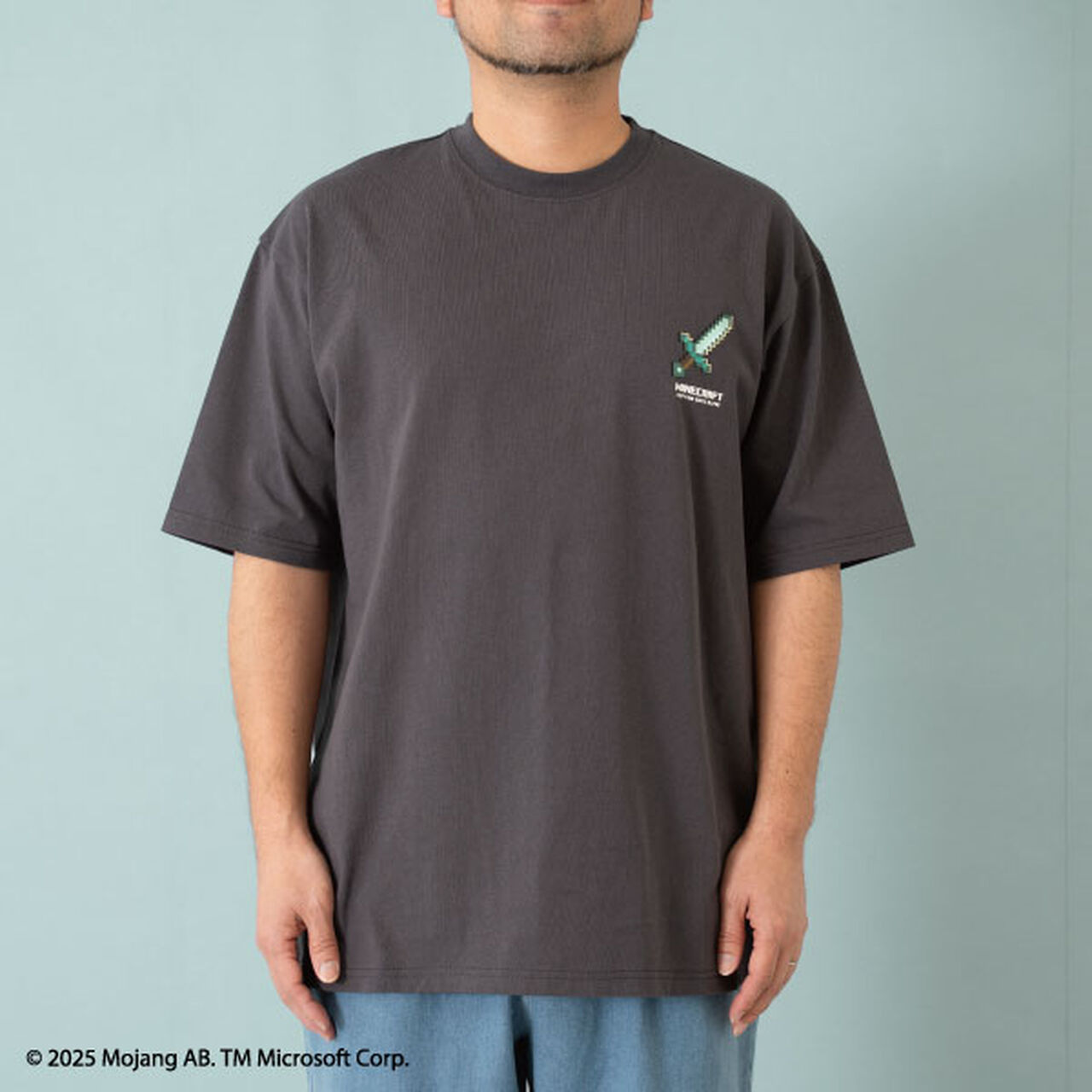 [Minecraft] Dad Weapon Tee,Navy, large image number 9