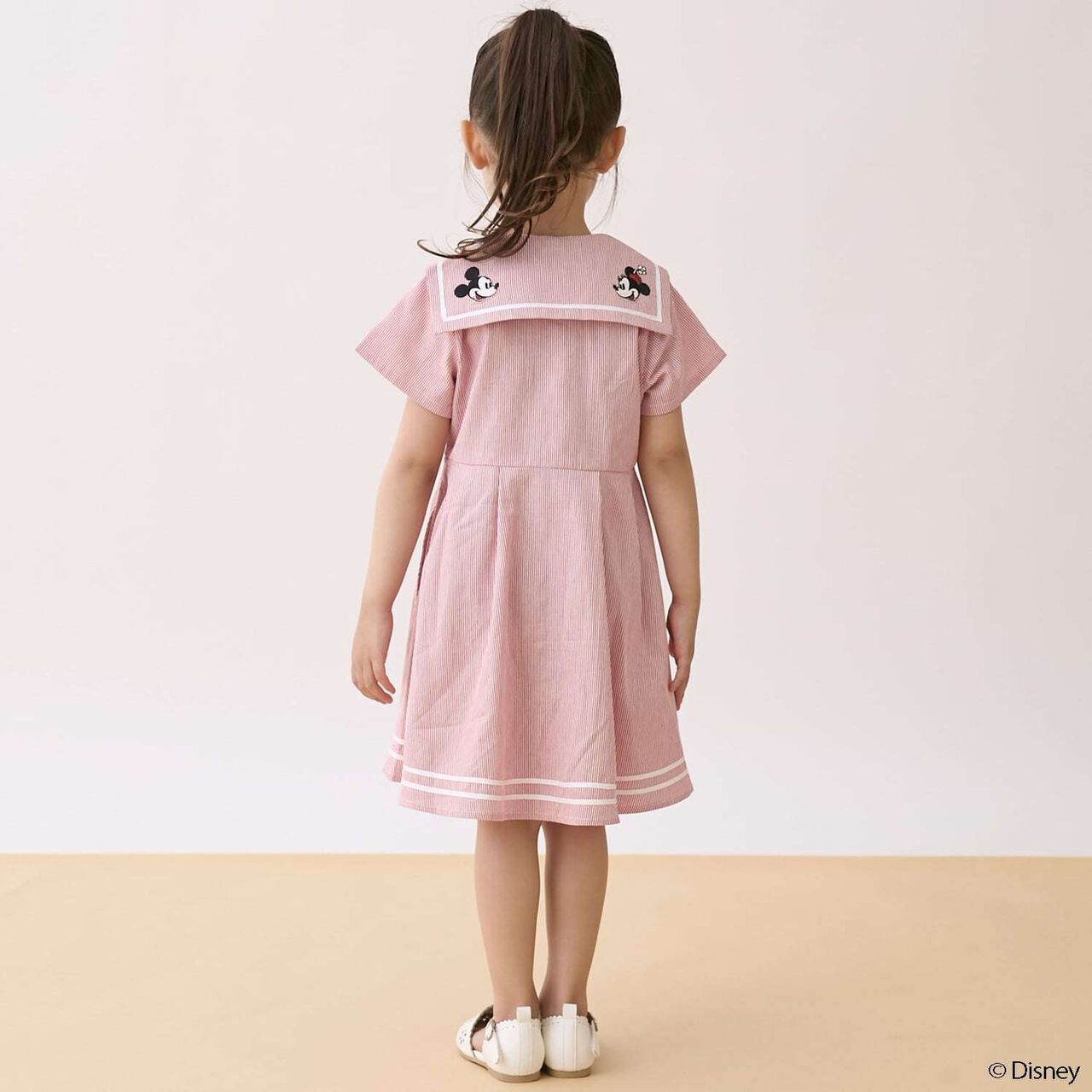 [Disney] Sailor One-Piece Dress,Off white, large image number 2