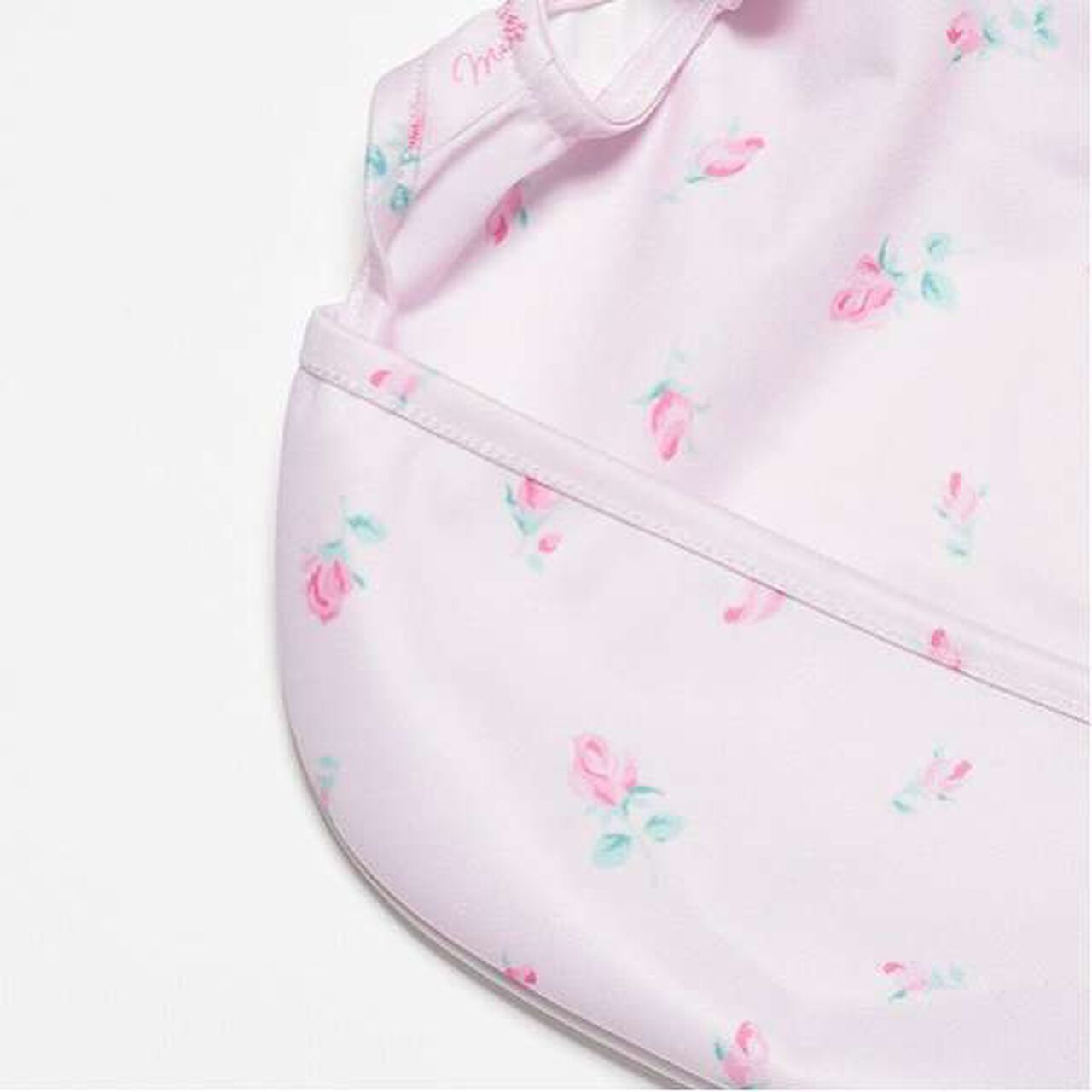 Rosebud Pattern Feeding Bib,Light pink, large image number 7