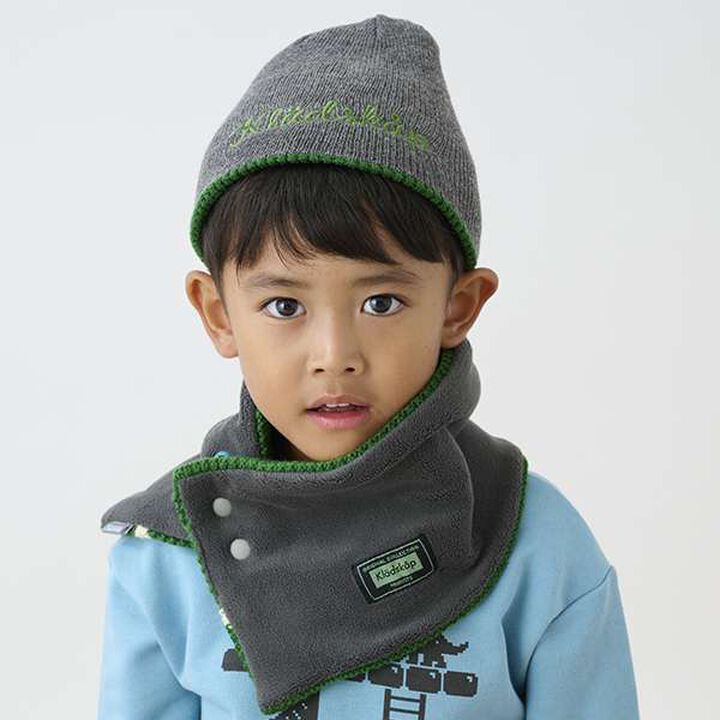 Dinosaur Patch Reversible Snood,Green, medium image number 7