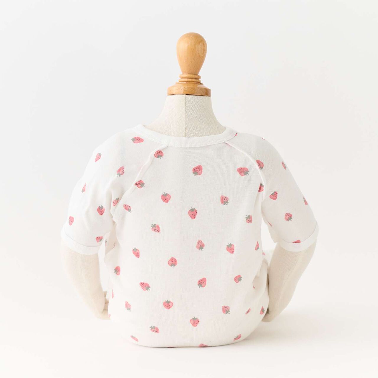 [Weak Acidity] Combination Bodysuit,Cream, large image number 5