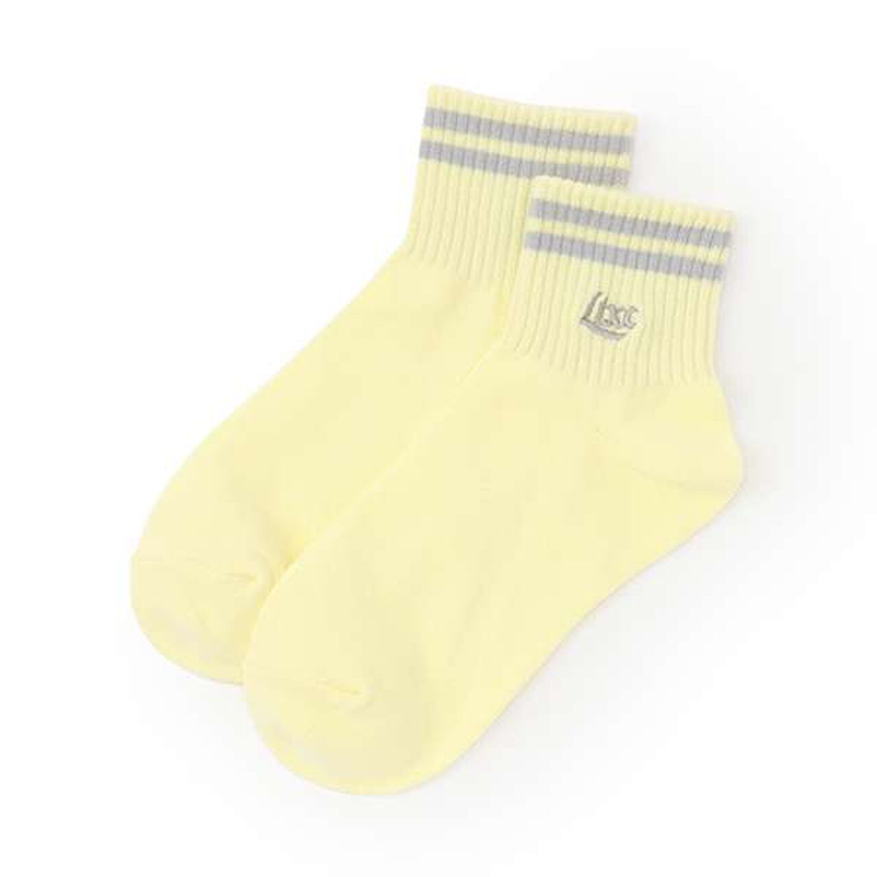 [Antibacterial Deodorant] Embroidered Logo Ankle Socks,Sax blue, large image number 8