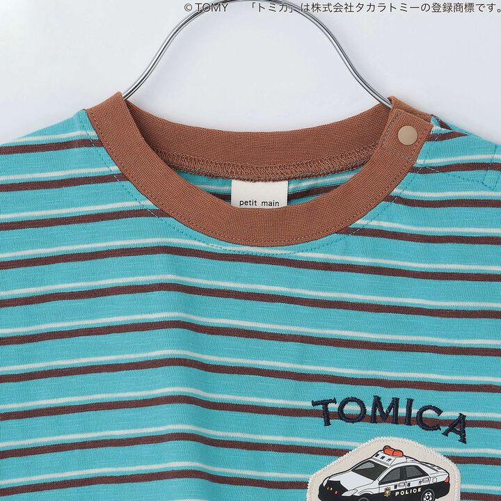[TOMICA / Cool Touch] Multi-Stripe Short Sleeve T-Shirt,Orange, medium image number 7