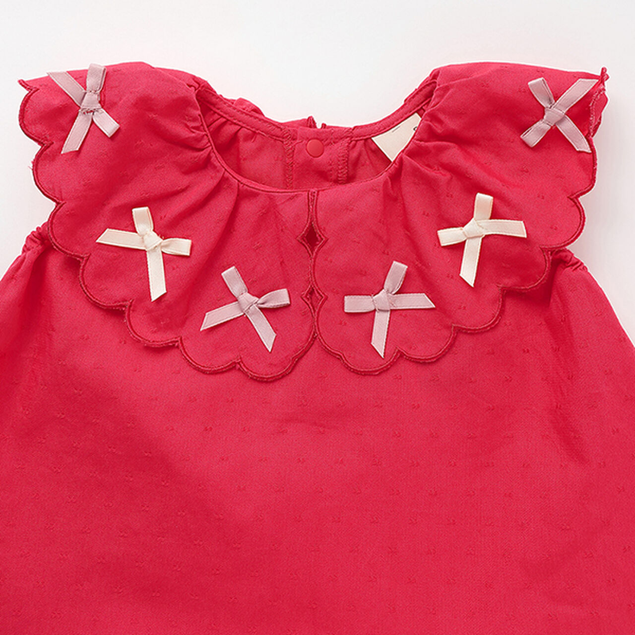 Ribbon Tunic Outfit Set,Red, large image number 6