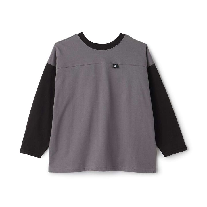 [Muteki T] Long-Sleeve T-Shirt with Name Tag Slot for Kids (Boys & Girls),Milky white, medium image number 14