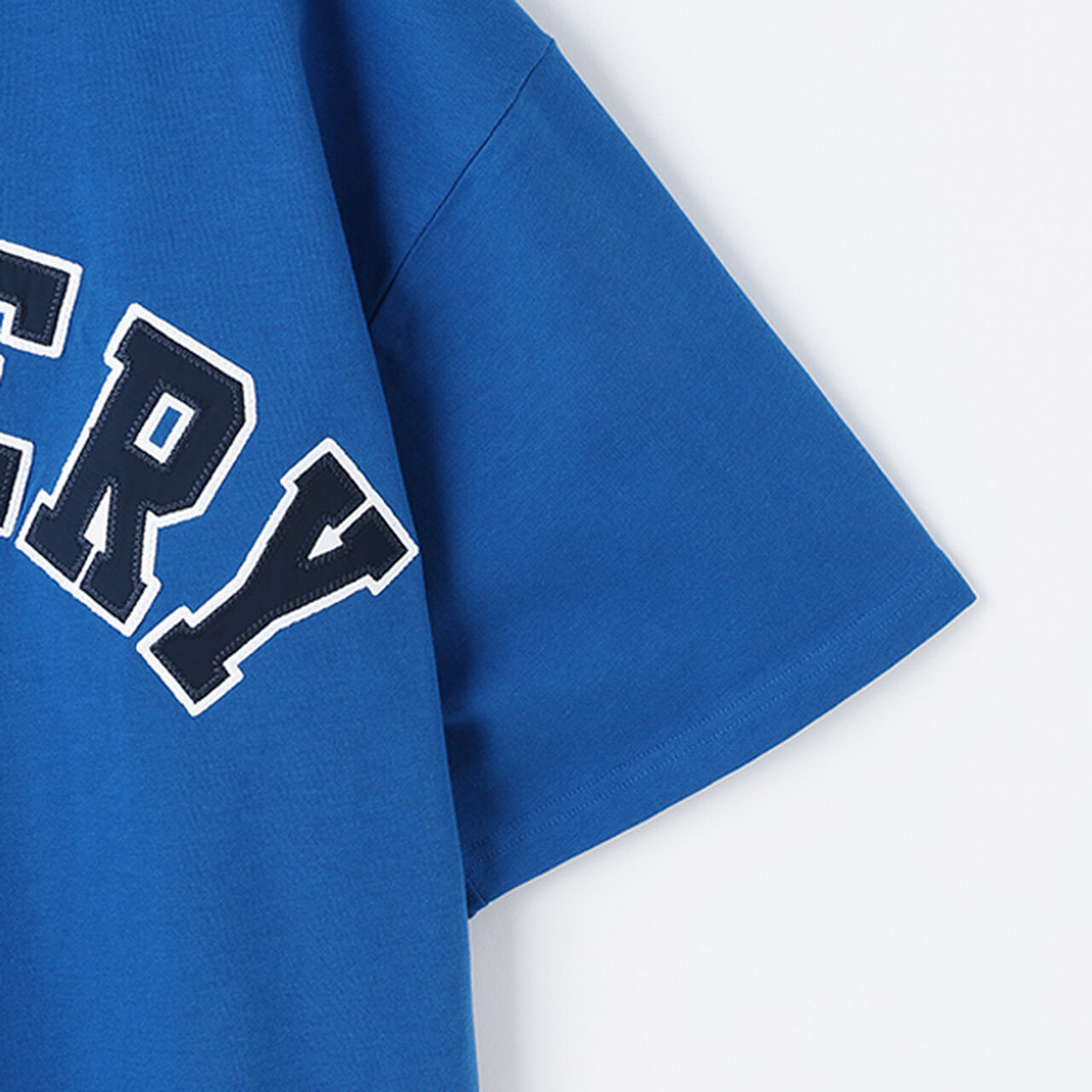 [GLSW.] Cool Touch High Cool Cotton Arch Logo Appliqué Embroidery Short Sleeve T-Shirt,Black, large image number 5